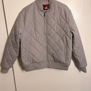 Men's Gray Spire bomber jacket